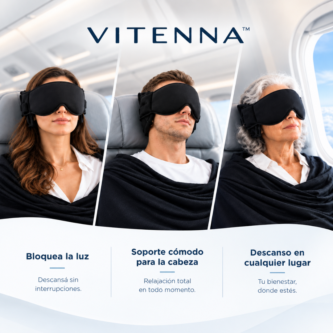 VITENNA™ - Antifaz Ajustable 3 en 1